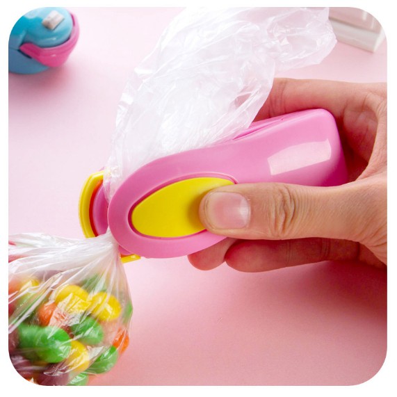 Alat pres plastik Mini Hand plastic Sealer perekat plastik serba guna