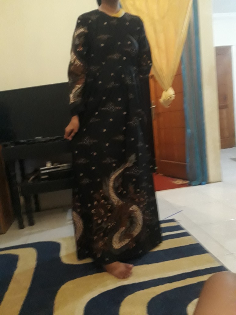 Gamis Batik (cod) Manggar Gamis Batik Pesta Model Terbaru 2020 Gamis Pesta Ori