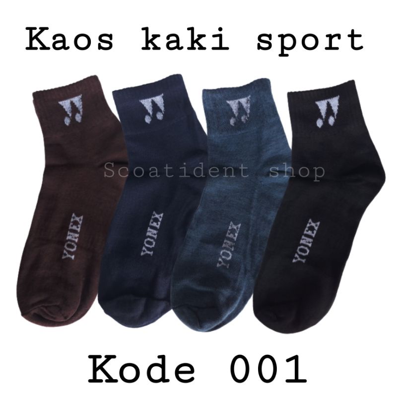 Kaos kaki pendek motif/kaos kaki olahraga dan kerja(motif random)