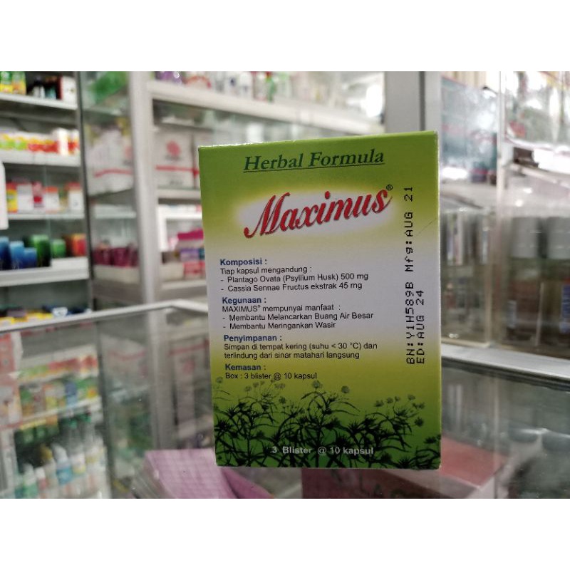 THERMOLYTE MAXIMUS DIETARY HERBAL 30 KAPSUL ED 10/2024