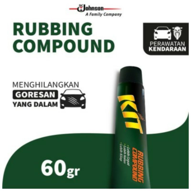 Kit rubbing compound odol hijau / kompon odol 60gr / mobil /motot