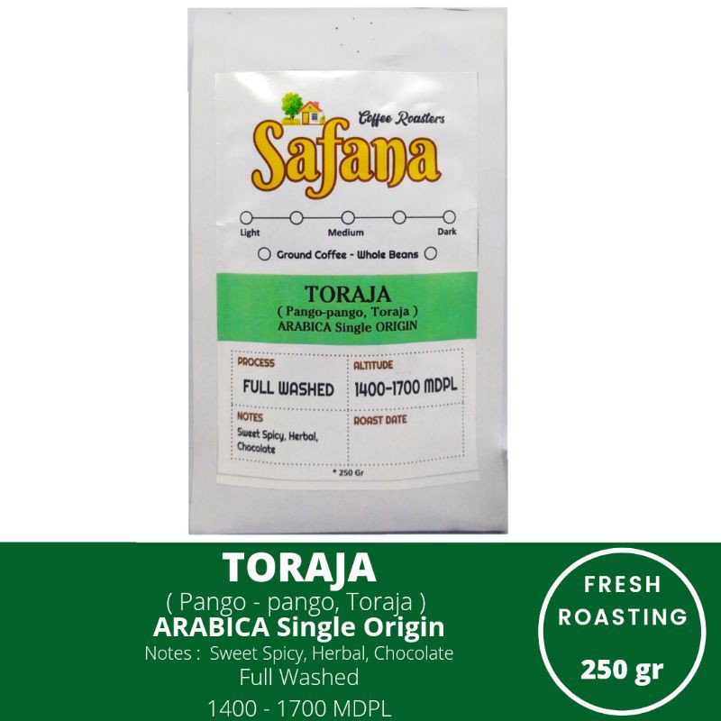 

Kopi Toraja Arabica Single Origin Fresh Roasting Coffee 250gr