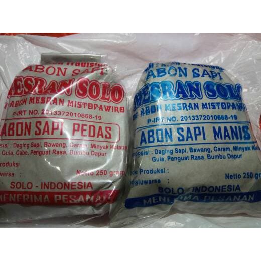 

abon sapi khas solo pak mesran promo