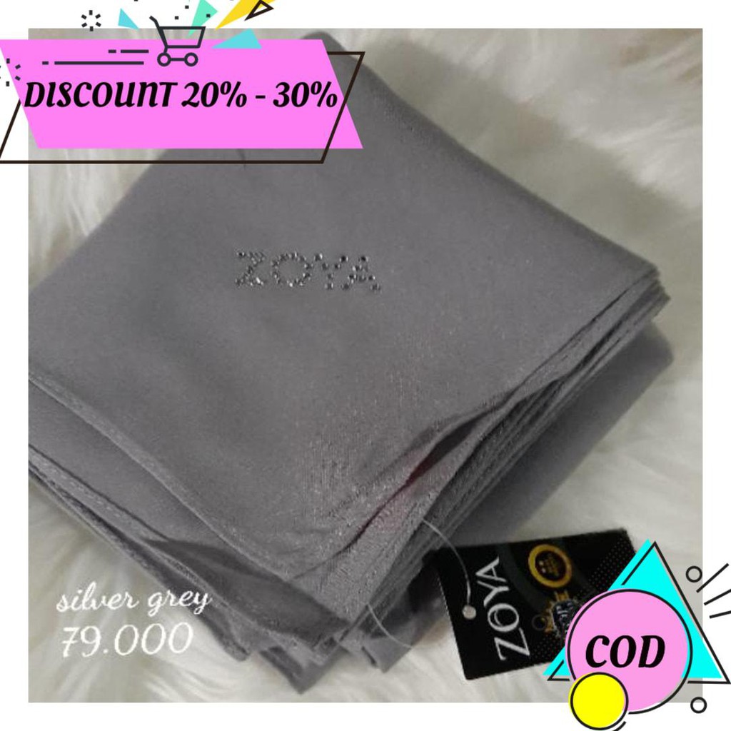 (BAYAR DITEMPAT) KERUDUNG CASUAL ZOYA SPARKLING AA1341