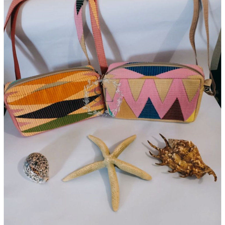 Tas Tenun Rangrang Khas lombok / Tas Selempang Tenun