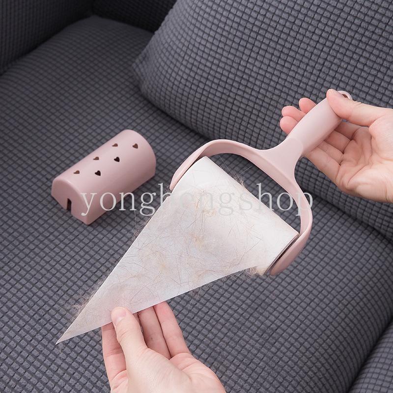 Roller Pembersih Debu / Rambut / Bulu Hewan Peliharaan Dengan Cover Untuk Karpet