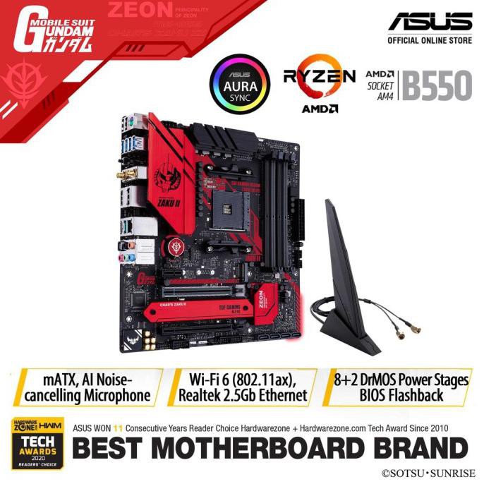 Asus Tuf Gaming B550m Wi Fi Zaku Ii Edition Termurah Shopee Indonesia
