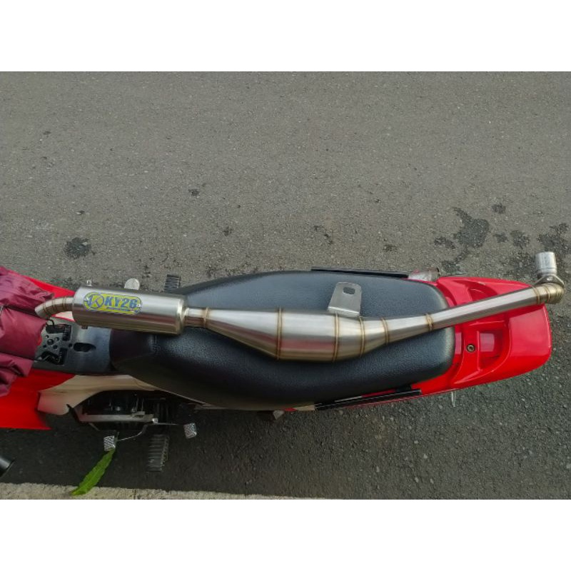 Knalpot Standar Racing Suzuki Tornado Full Stainles By KY26 Racing