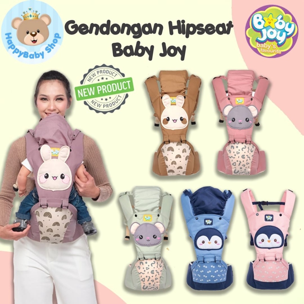 HIPSEAT Bayi Omiland FLOWER Snobby ALPACA SCOTS SLOTH BABY JOY Gendongan bayi 6 Posisi