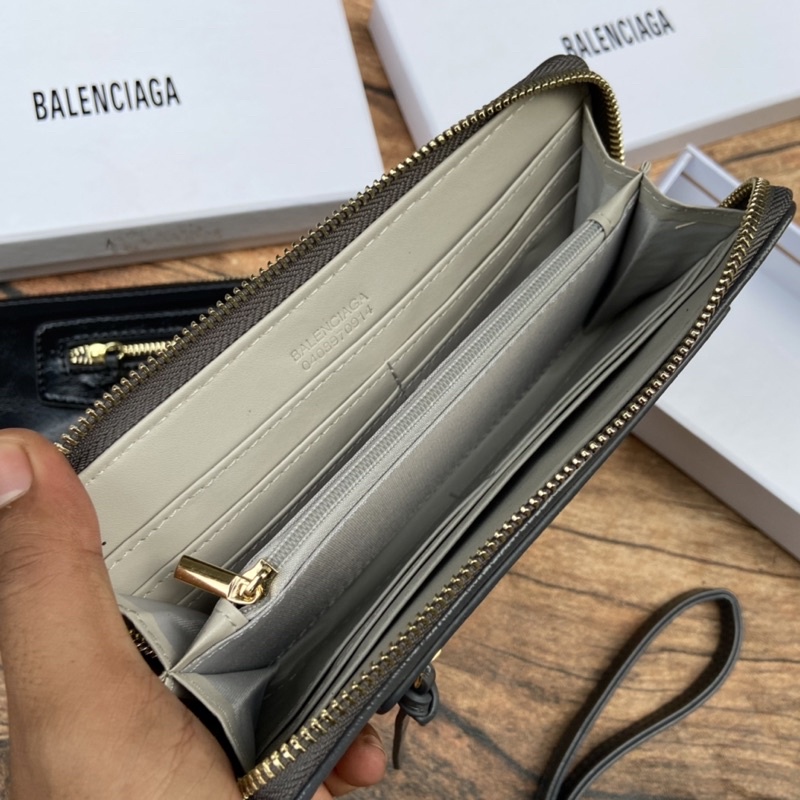 Dompet wanita Balenciaga Edge free box premium Quality Wallet branded dompet panjang wanita