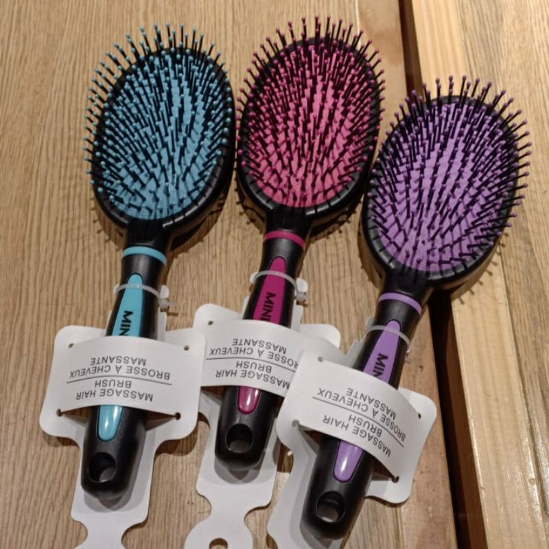massage hair brush miniso / sisir rambut miniso
