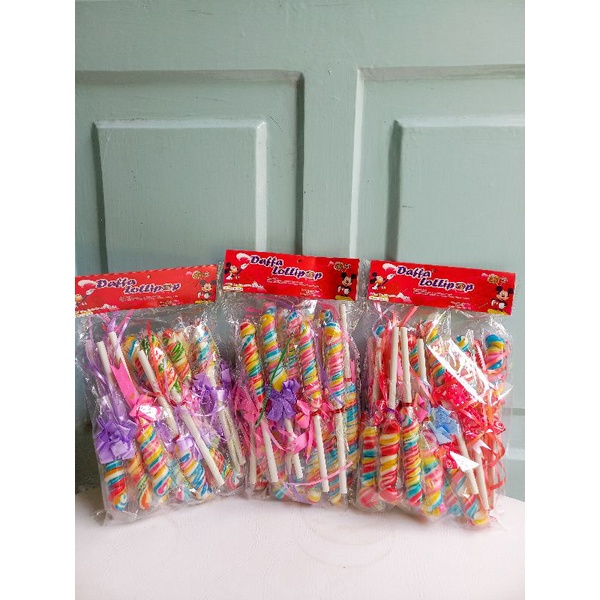 

permen lollipop ulir pita rasa buah premium 5CM isi 20pcs by pabrik permen daffa lollipop TERMURAH