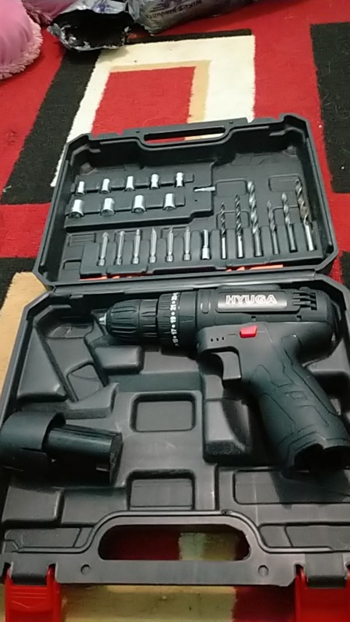 Impact Drill Mesin Bor Baterai  15v Hyuga By Uchiha Besi Beton Obeng Kayu Dll