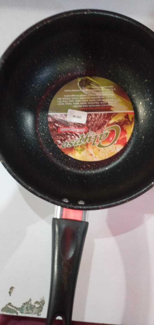 Frypan Hitam Calypso Penggorengan Anti Lengket Wajan Panci Teflon Super Non Stick