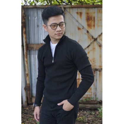 SWEATER RAJUT PRIA RESLETING/ sweater rajut resleting DADA#abuabu#sweterpria#rajutpria#cartiganrajutpria#sweater resleting setengah nevi/sweter pria/rajut pria