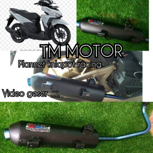 PROMO TERMURAH KNLAPOT WRC BOBOKAN ORI LEHER BLUE BAKARAN VARIO 125/150 NEW LES