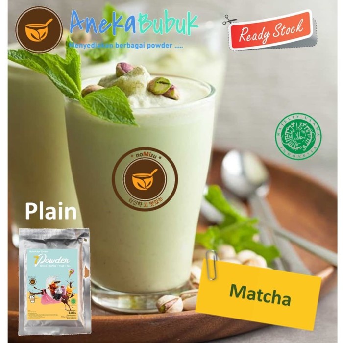 

DISKON - (BISA COD) Bubuk Minuman 7 Powder rasa Matcha - Plain 1kg