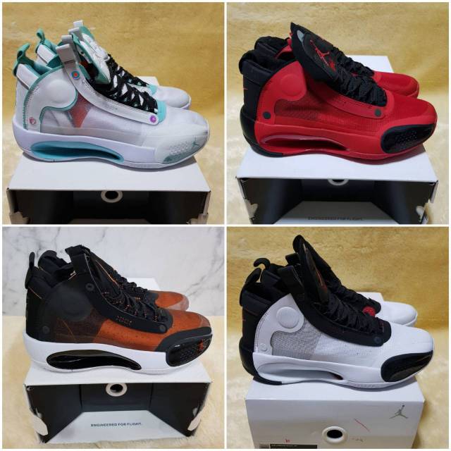 Air Jordan 34 Bred White Red Orbit Perfect Kick Original PK