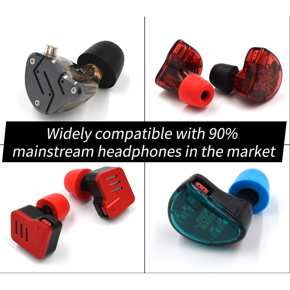 High Quality Eartips Foam for KZ / CCA / TRN / QKZ Earphones