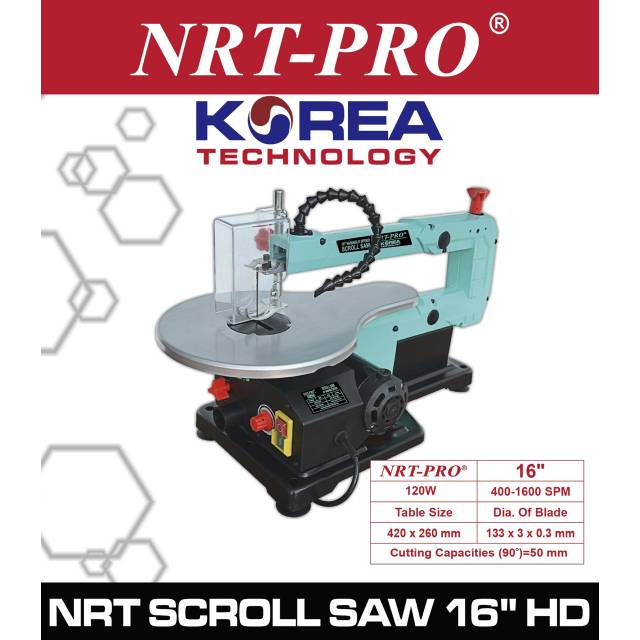 Mesin gergaji ukir scroll saw nrt pro 16&quot; new product barang murah