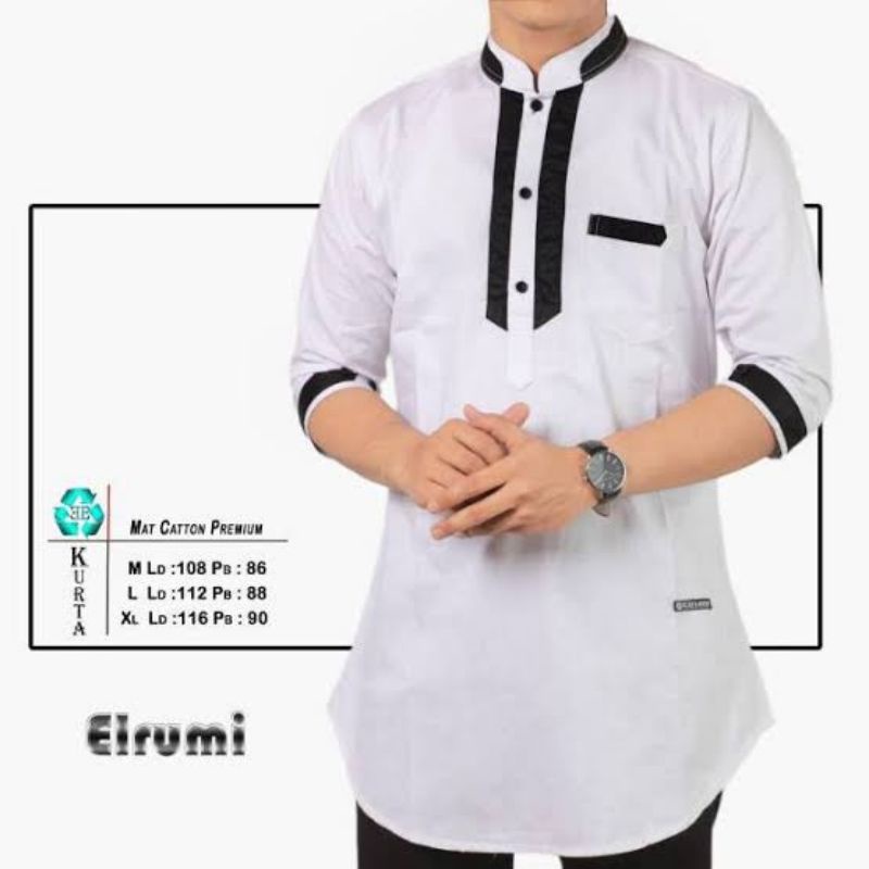 koko kurta pakistan/baju koko kurta pria/ baju qurta pakistan/ baju muslim/