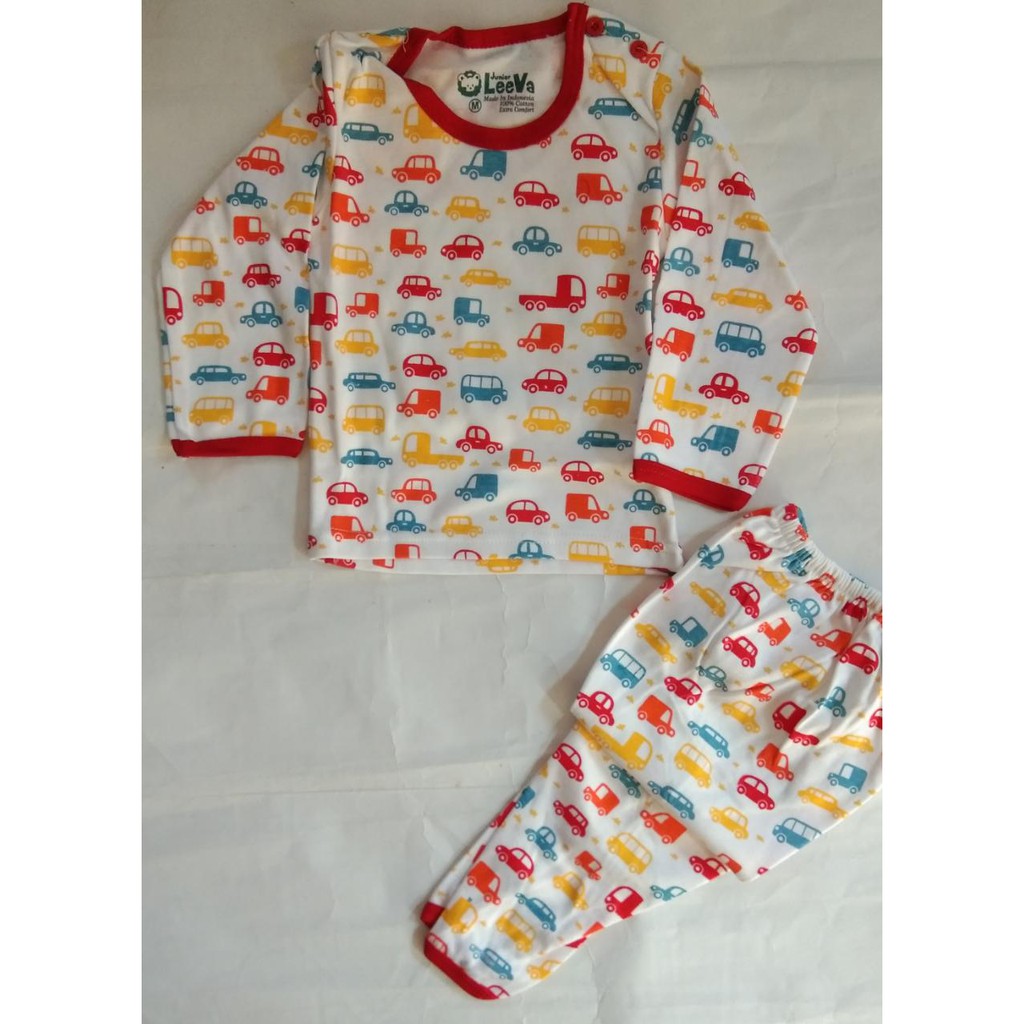 SALE/CUCI GUDANG BAJU TIDUR /PIYAMA ANAK LEEVA 408 MOTIF MOBIL
