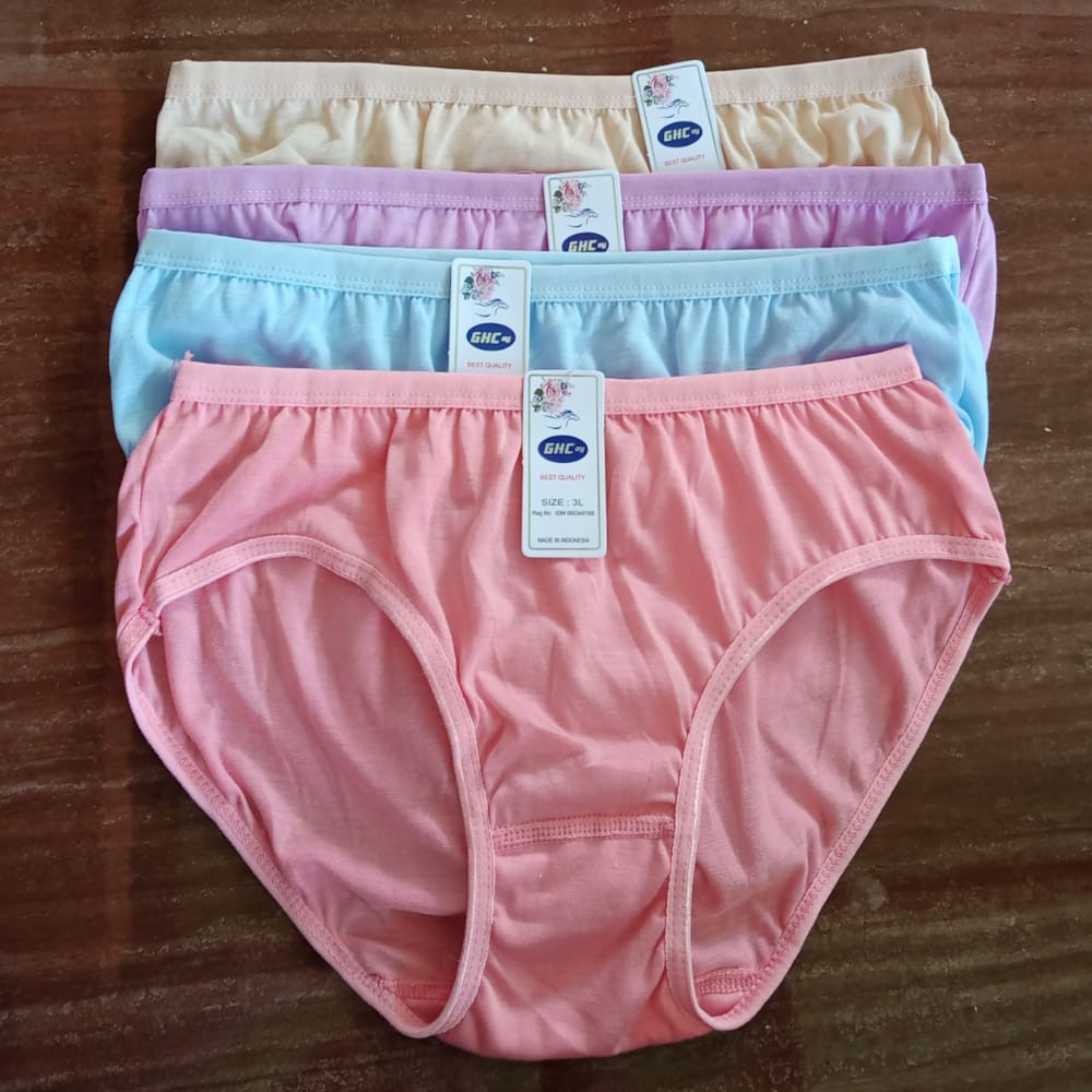 Celana Dalam Wanita Dewasa GHC Polos - CD Remaja - Kancut Wanita - Dalaman CD Jumbo