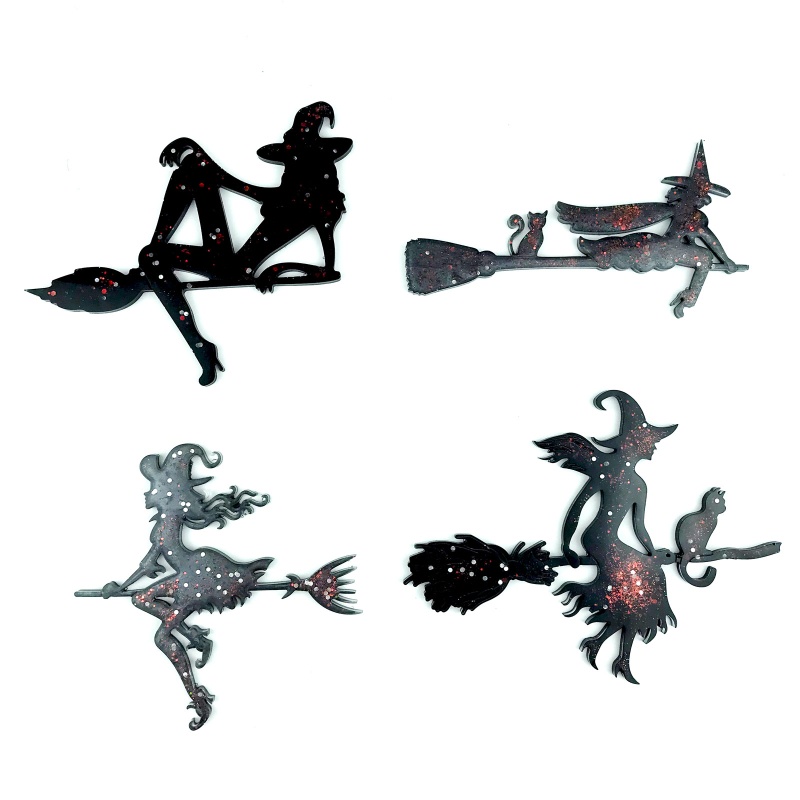 Cetakan Liontin Bentuk Bulan Sabit Bahan Silikon Untuk Membuat Perhiasan