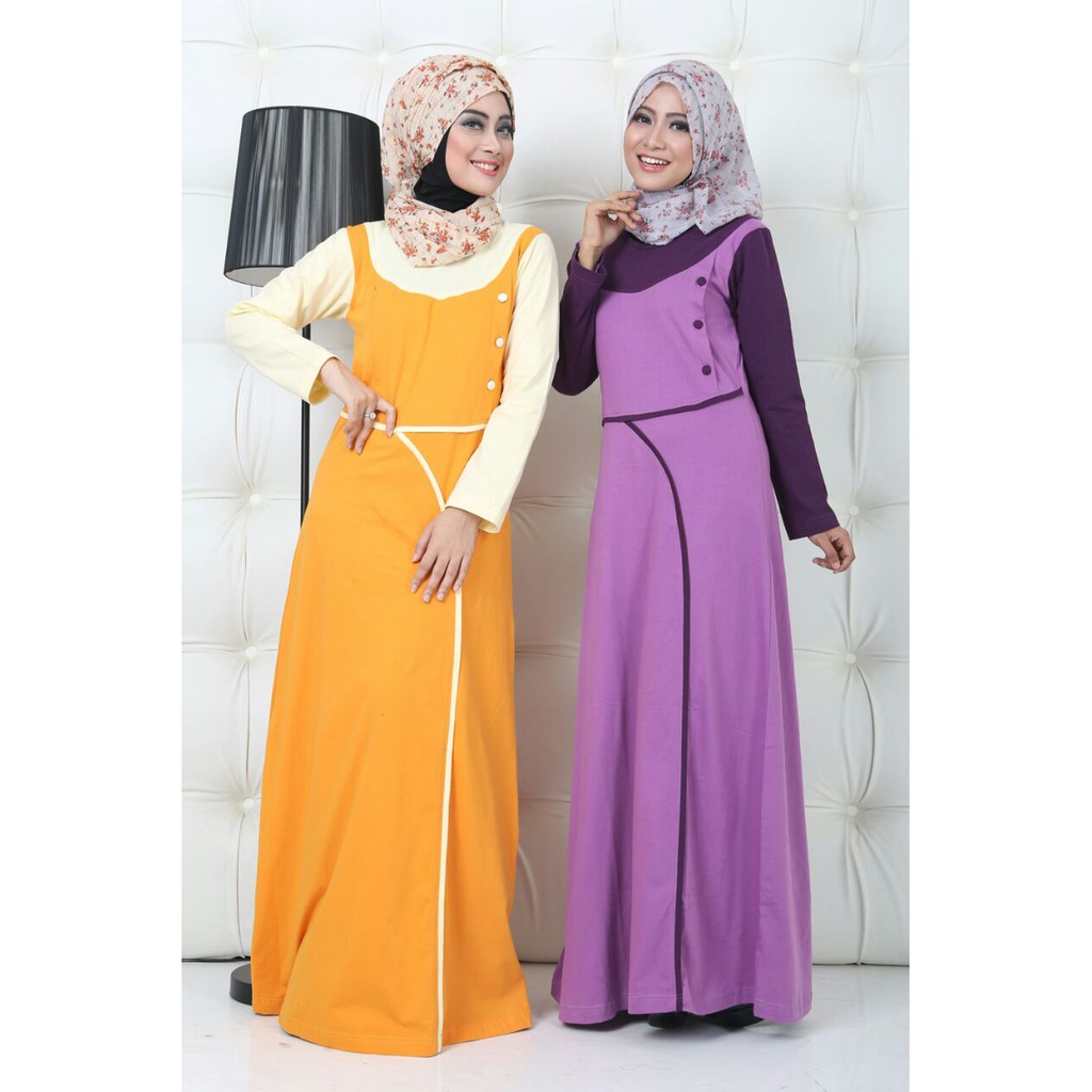 Rahnem Diskon s/d 30% - Gamis GM 1308 & Couple Sarimbit Pasangan Ibu Anak