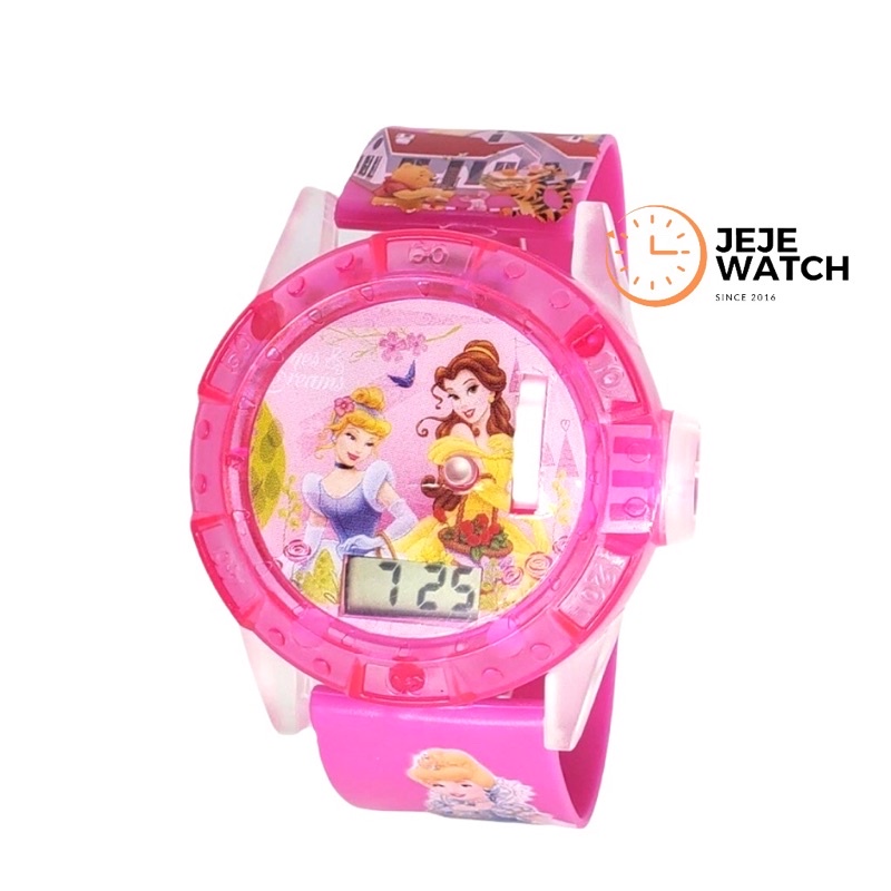 Jam tangan anak cewek laser LED + MUSIK