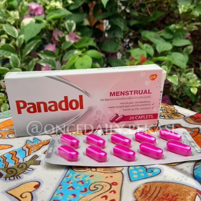 Termurah Panadol Menstrual 20 Caplets Import Singapore