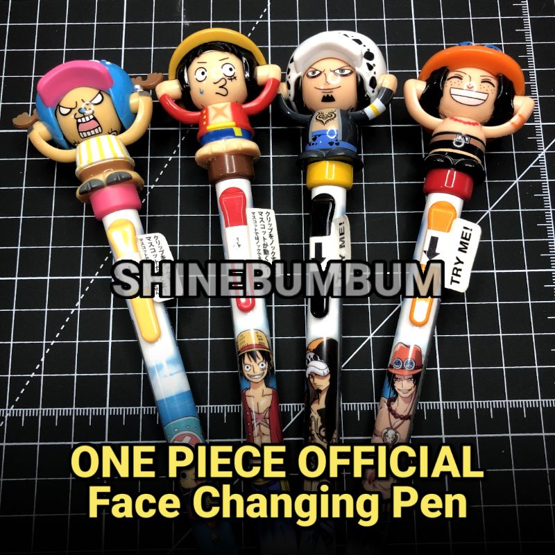 ONE PIECE OFFICIAL Face Changing Pen STOK TERBATAS