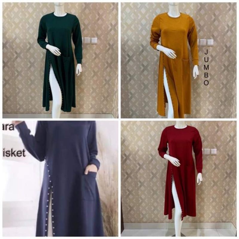 mini ball tunik rajut