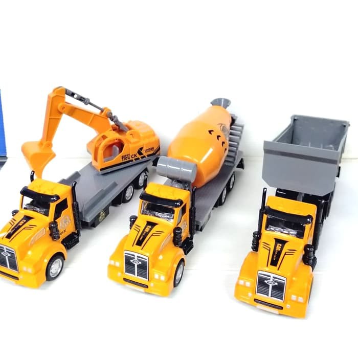 MOBIL TRUk  DIECAST BESI Mainan  anak truck diecast truk  