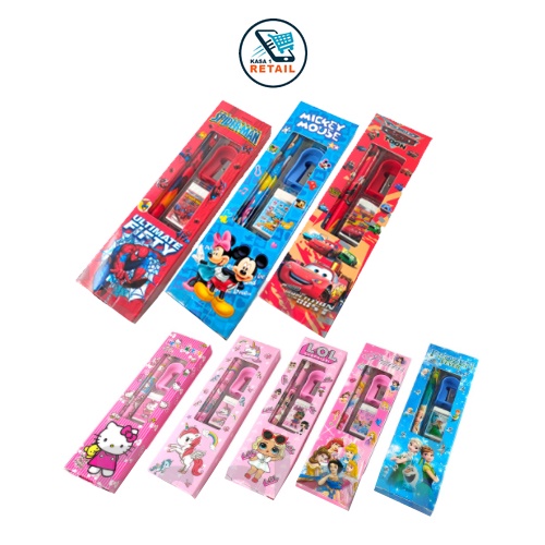 

Alat Tulis Set / Study Set Kecil Anak Sekolah TK SD