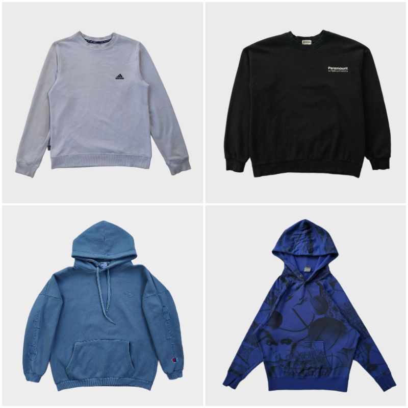borongan hoodie dan crewneck