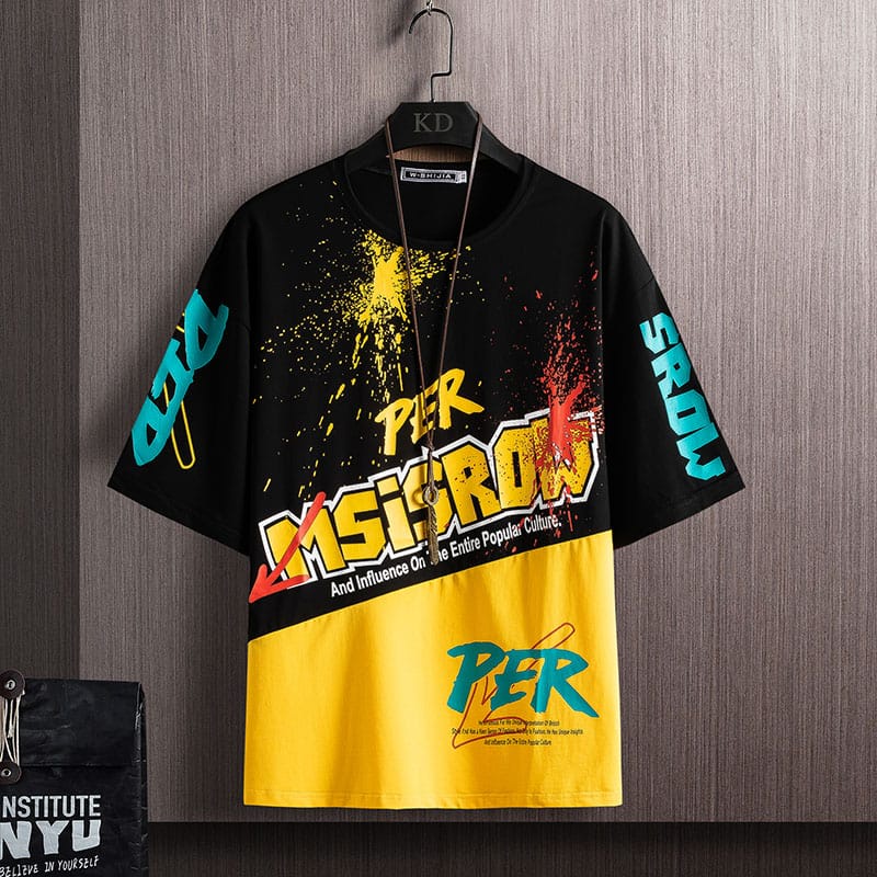 Baju Atasan Kaos Lengan Pendek Pria Mission Casual Distro