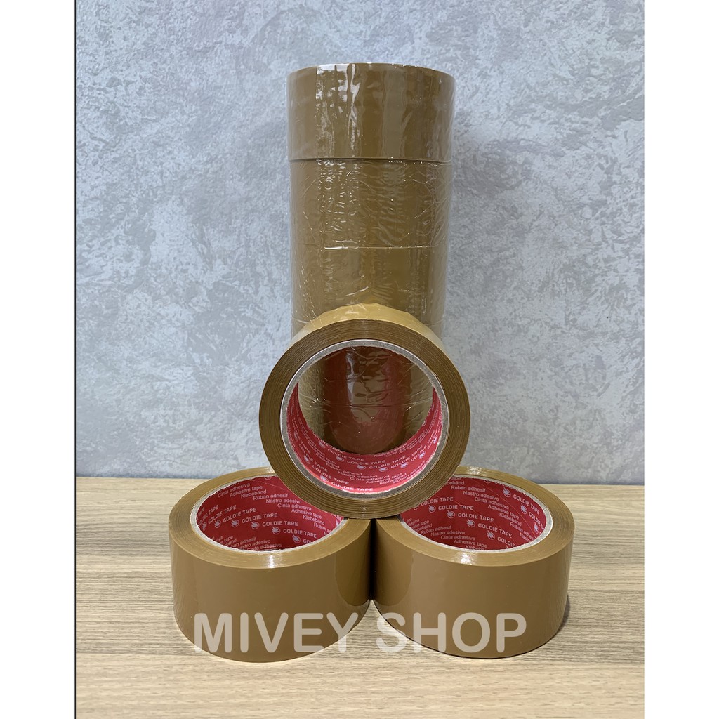 

Lakban Coklat 2" 48mm x 90Yard Goldie OPP Tape