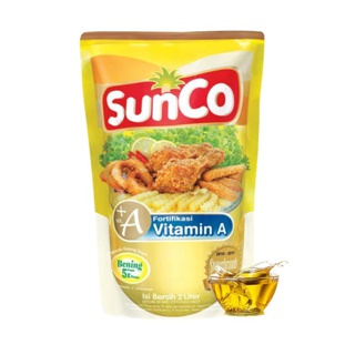 SunCo Minyak Goreng Refill 2 Liter (1 Karton) | Shopee