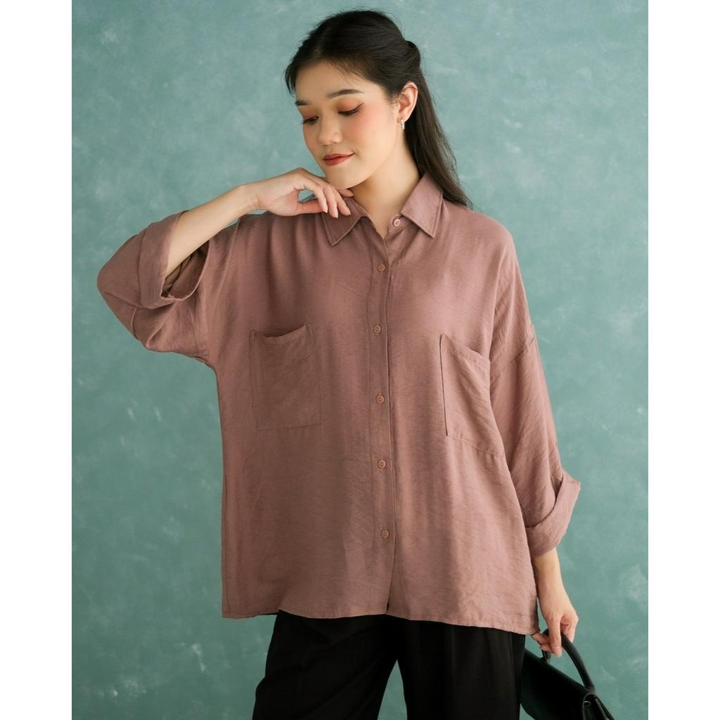 Myrubylicious FAWIJA SHIRT KODE LK2427| KEMEJA | KEMEJA WANITA | KEMEJA CRINCLE