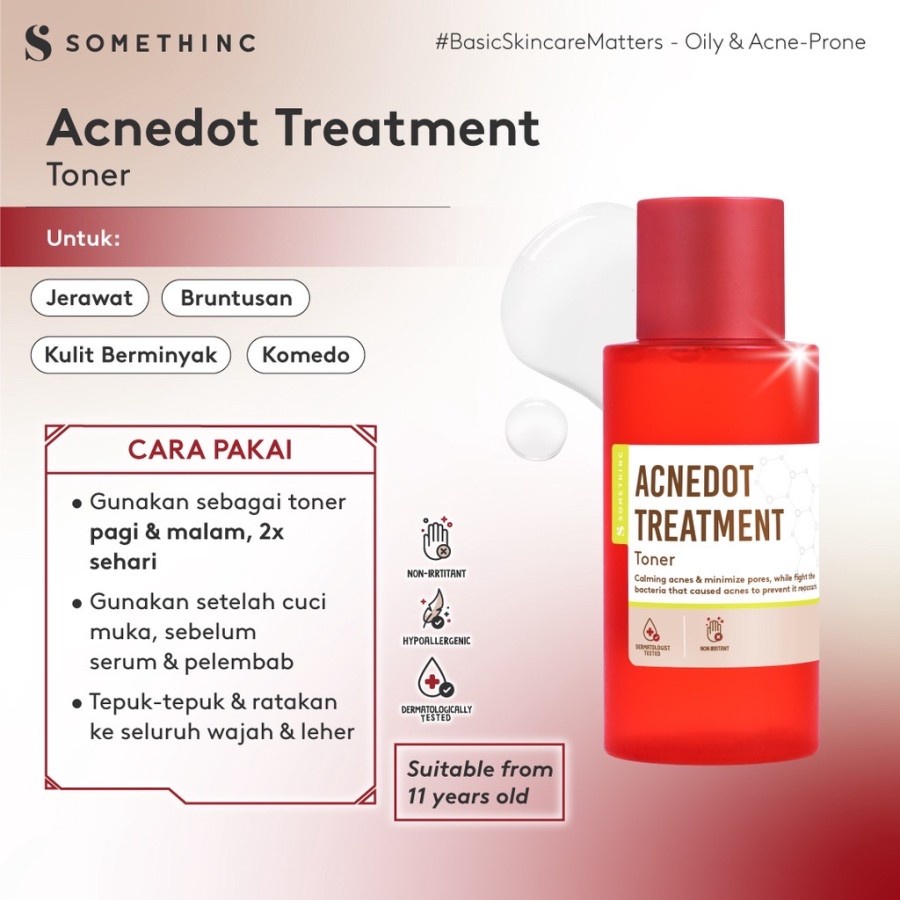 ★ BB ★  SOMETHINC ACNEDOT Treatment Toner - Toner Kulit Berjerawat