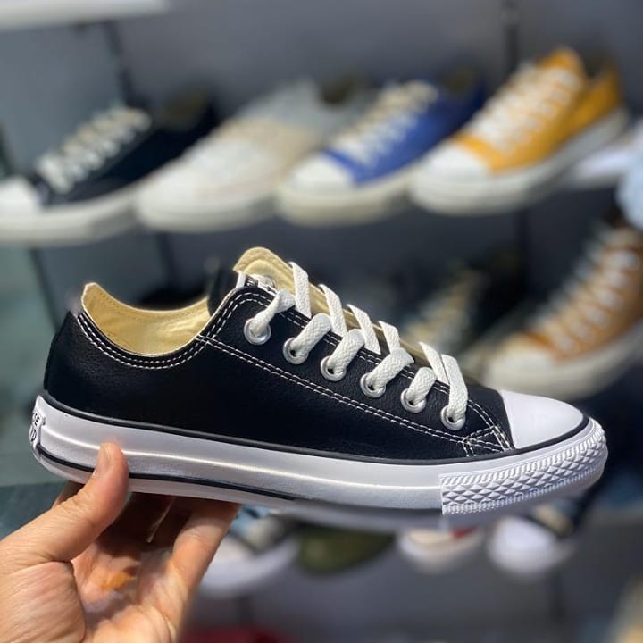 [cod]sepatu pria sneakers converse allstar loww 4 varian warna hits termurah anak sekolahan terbaru