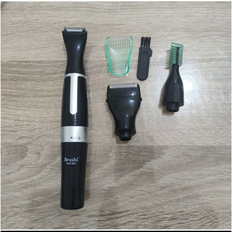 alat cukur ARASHI 3 in 1 ASS 002 - shaver set - garansi 1 tahun