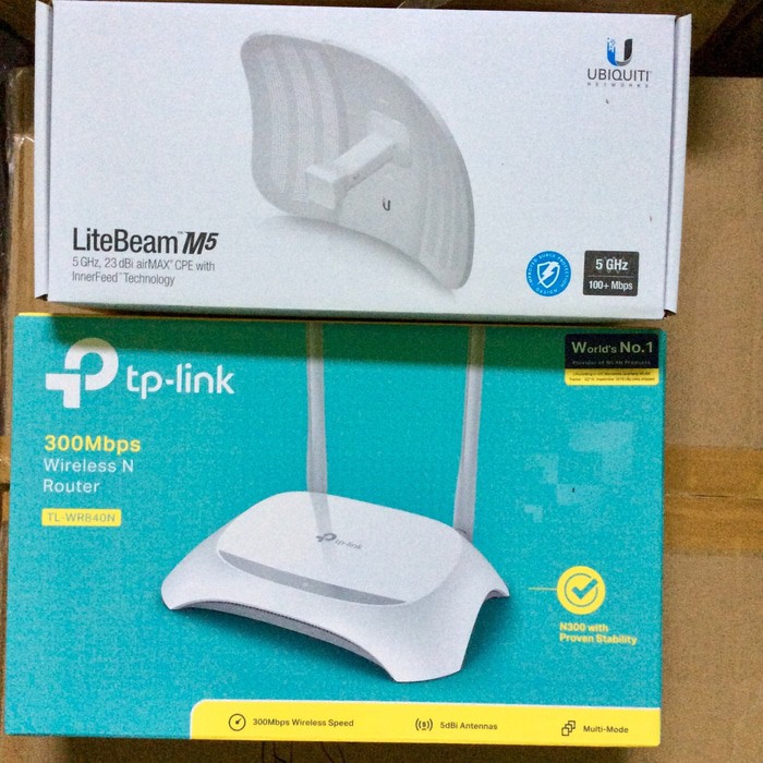 Paket Litebeam M5 23 Dan TPLink TL-WR840N