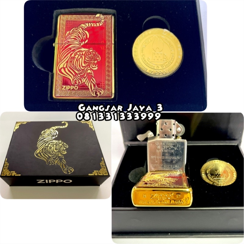 korek Zippo Original Tiger Asia Limited Edition