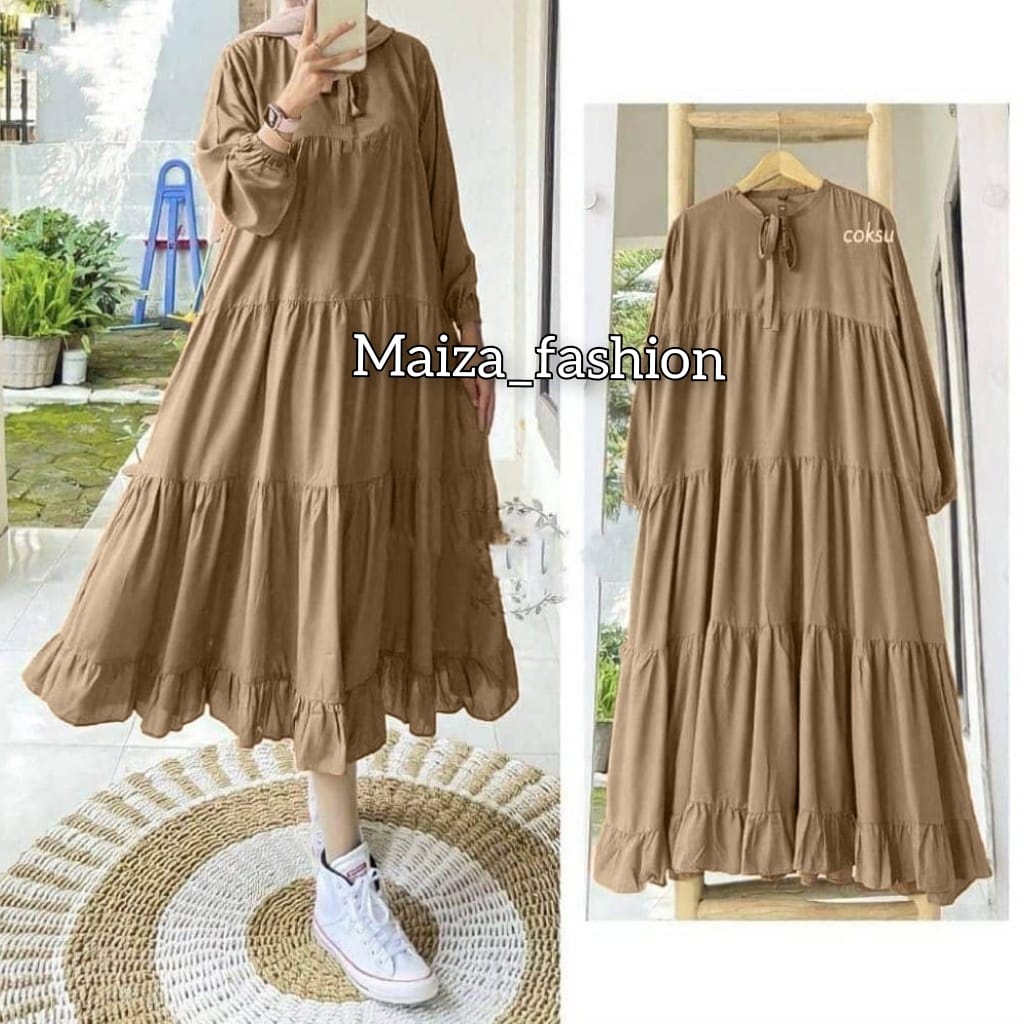 Rachel Midi Dress // Long Tunik Wanita Terbaru