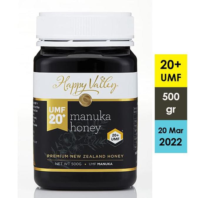 

> Madu Happy Valley Manuka Honey Umf 20+ 500Gr