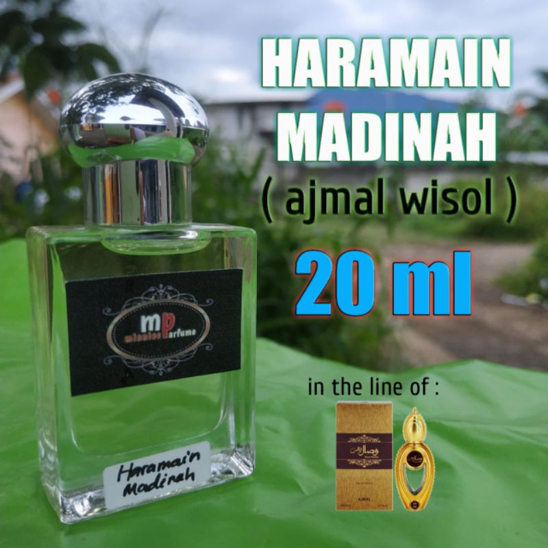 HAROMAIN MADINAH (AJMAL WISOL) 20 ML pure parfume kualitas mantap