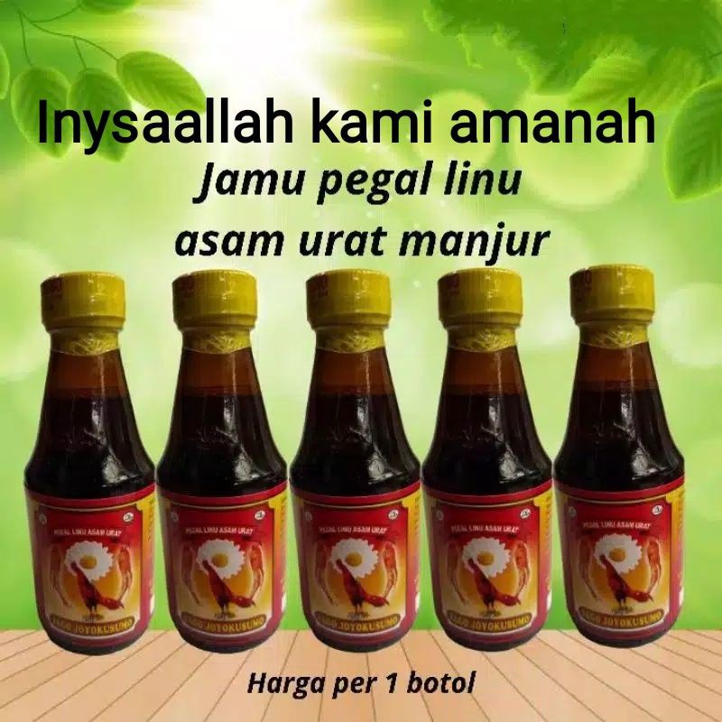 

JAMU JAGO JOYOKUSUMO ATASI PEGEL LINU ASAM URAT KOLESTEROL150ml ORIGINAL