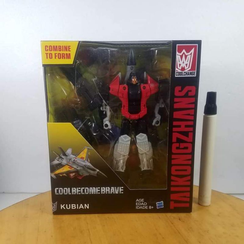 Mainan deformation robot figureTransformers skydive Coolbecomebrave box
Taikongzhan kubian